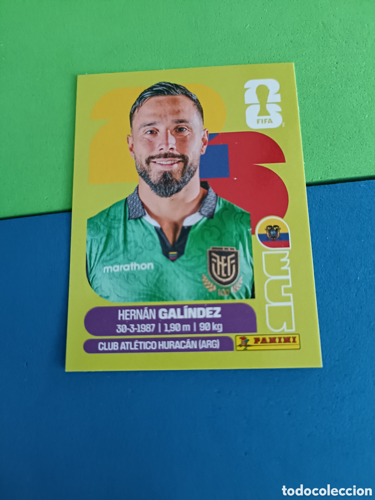 Cromos de f&uacute;tbol: Panini United Edition Mundial Fifa World cup 2026 26 sticker - ECU 2 Galindez