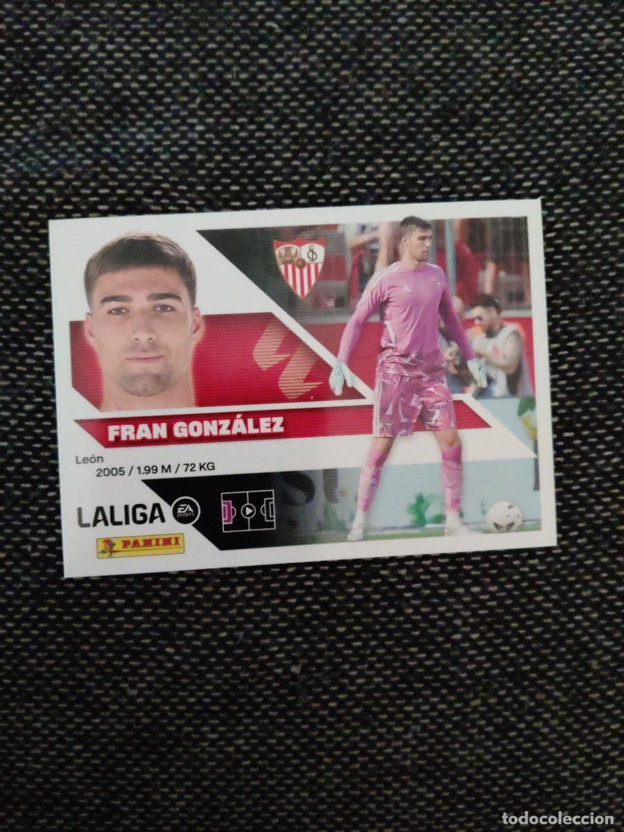 Cromos de f&uacute;tbol: 4 Fran Gonz&aacute;lez Sevilla ediciones este liga 2026-27