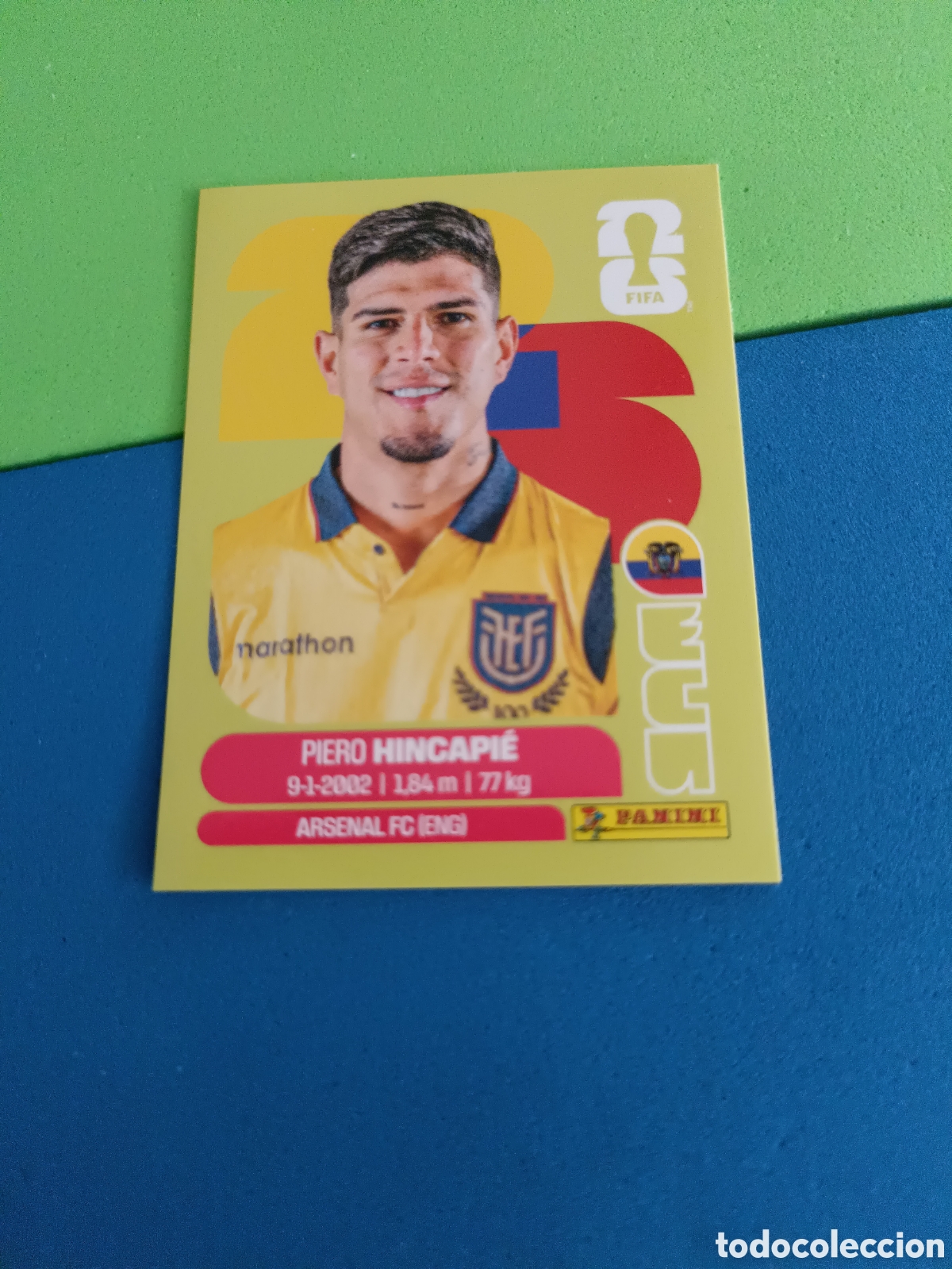 Cromos de f&uacute;tbol: Panini United Edition Mundial Fifa World cup 2026 26 sticker - ECU 4 Hincapi&eacute;