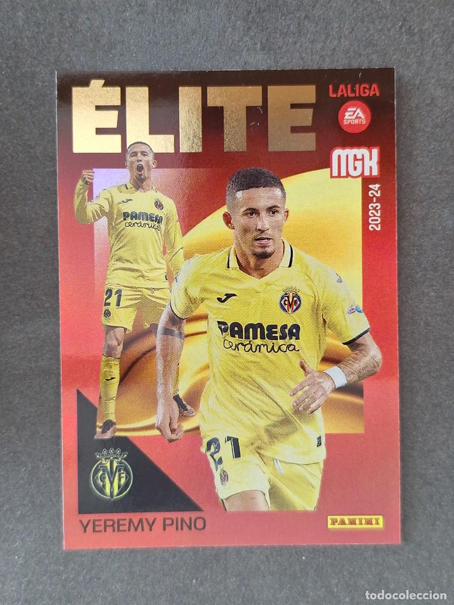 Cromos de f&uacute;tbol: LVM YEREMY PINO VILLARREAL C. F. ELITE 17 PANINI MEGACRACKS 2023 2024 23 24