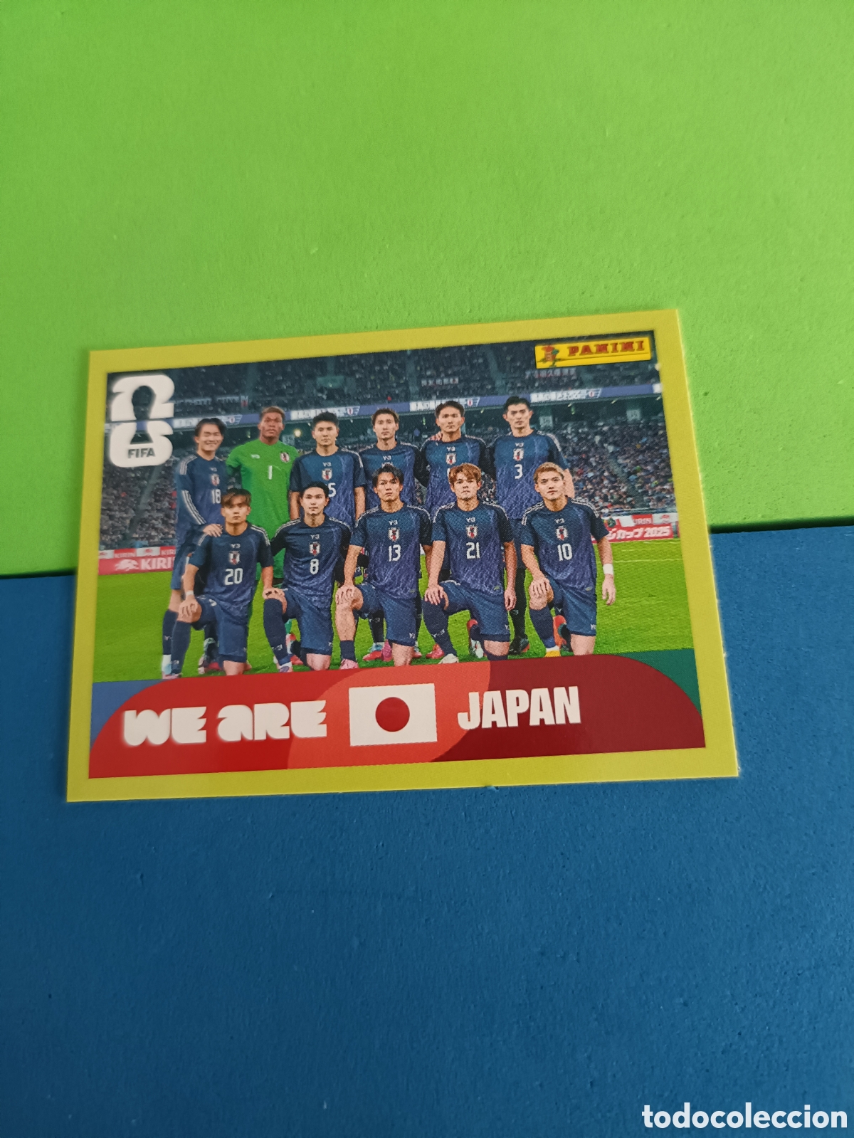 Cromos de f&uacute;tbol: Panini United Edition Mundial Fifa World cup 2026 26 sticker - JPN 13 Equipo Jap&oacute;n
