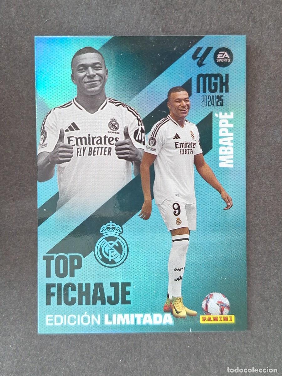 Cromos de f&uacute;tbol: LVM MBAPPE REAL MADRID TOP FICHAJE EDICION LIMITADA PANINI MEGACRACKS 2024 2025 24 25