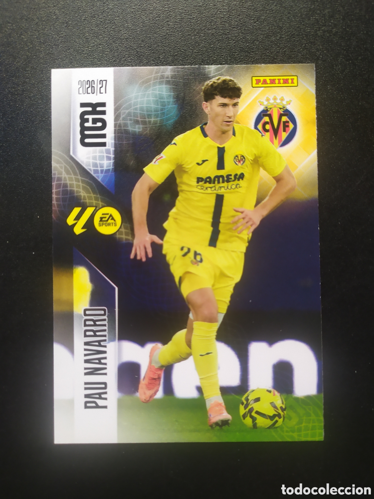 Cromos de f&uacute;tbol: Megacracks 2026 2027 26 27 panini Pau Navarro n&deg; 365 Villarreal