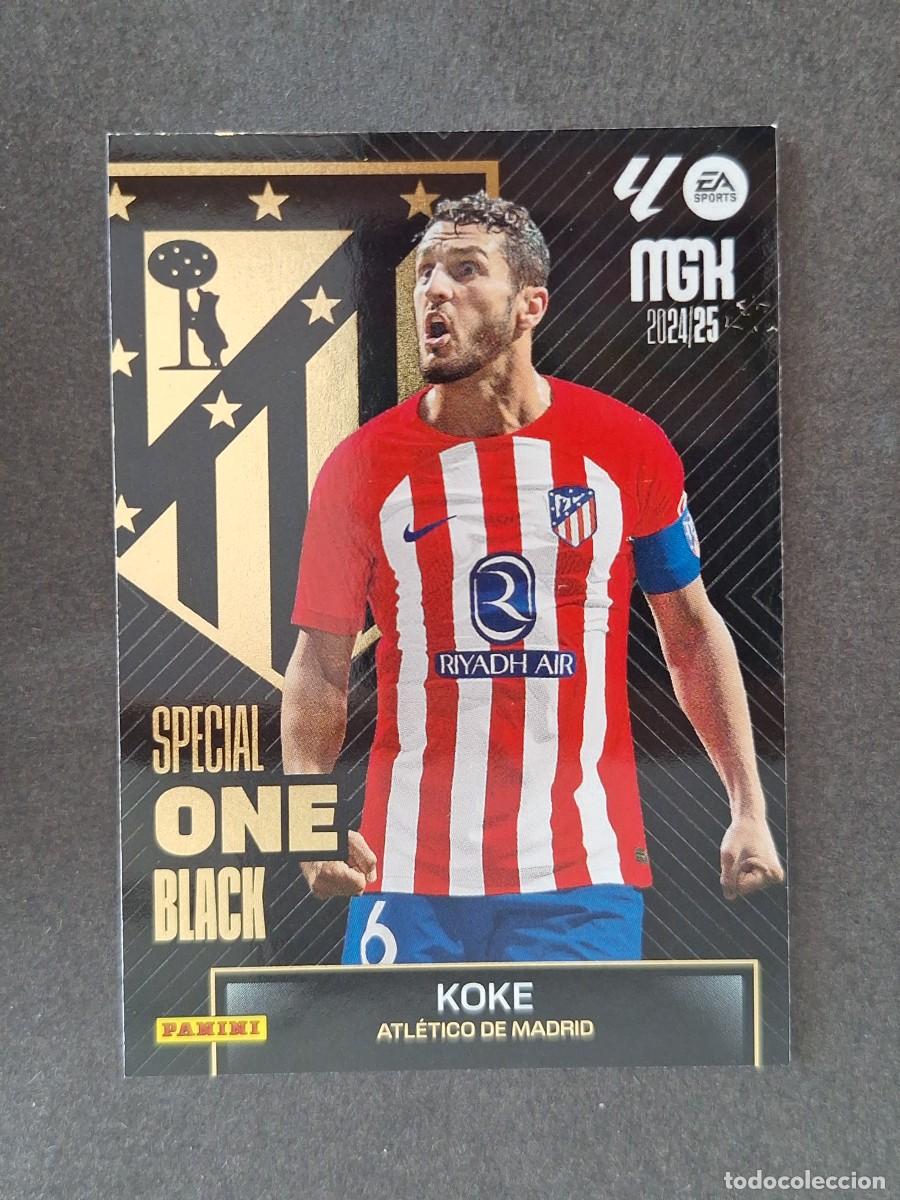 Cromos de f&uacute;tbol: LVM KOKE ATLETICO DE MADRID SPECIAL ONE BLACK PANINI MEGACRACKS 2024 2025 24 25