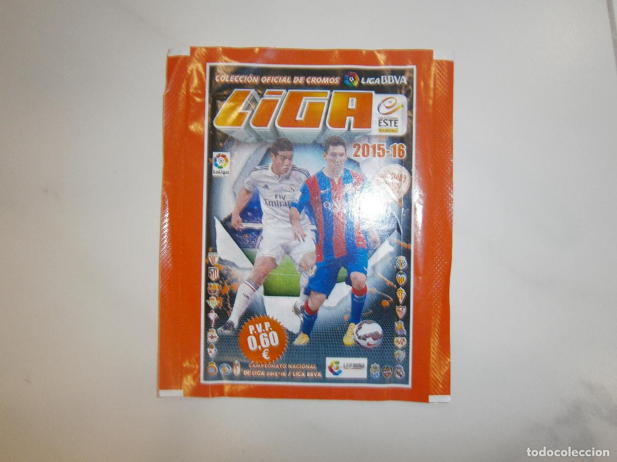 Cromos de f&uacute;tbol: SOBRE SIN ABRIR - LIGA 2015 16 - PANINI