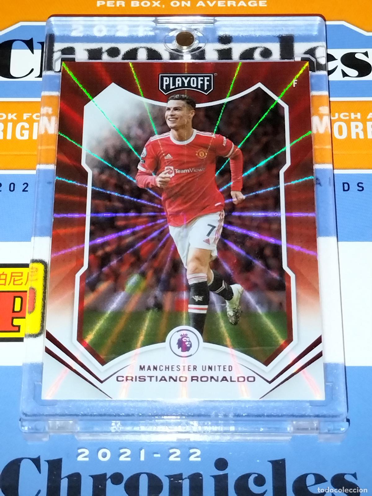 Cromos de f&uacute;tbol: 73 CRISTIANO RONALDO MANCHESTER UNITED CARD CHRONICLES PLAYOFF PREMIER SOCCER 2021 2022 21 22 PANINI