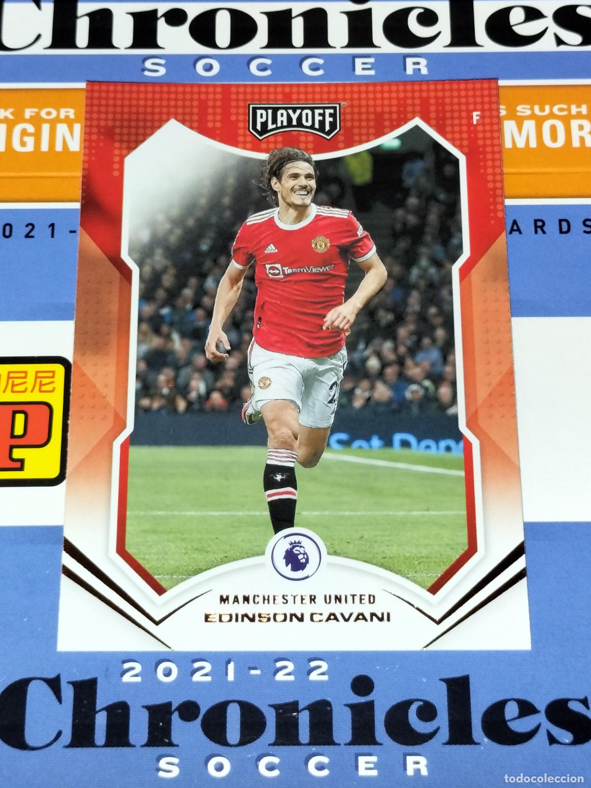 Football Stickers: 74 EDINSON CAVANI MANCHESTER UNITED CARD CHRONICLES PLAYOFF PREMIER SOCCER 2021 2022 21 22 PANINI