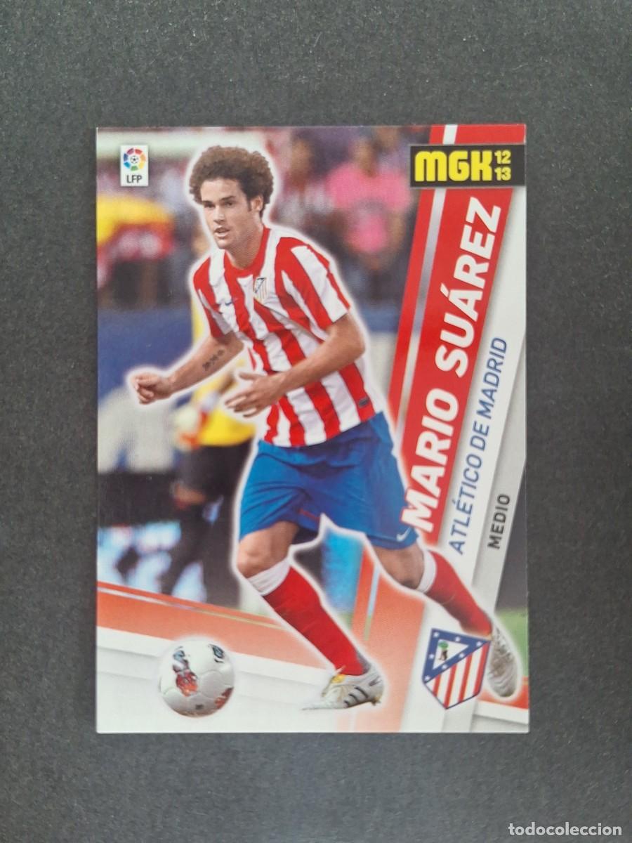 Cromos de f&uacute;tbol: L2 MARIO SUAREZ ATLETICO DE MADRID 28 PANINI MEGACRACKS 2012 2013 12 13