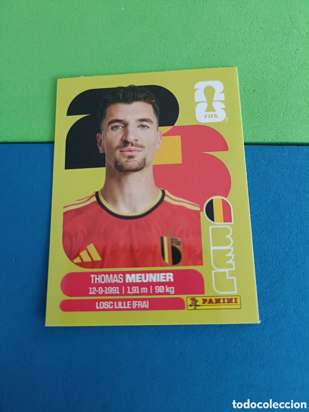 Cromos de f&uacute;tbol: Panini United Edition Mundial Fifa World cup 2026 26 sticker - BEL 8 Meunier