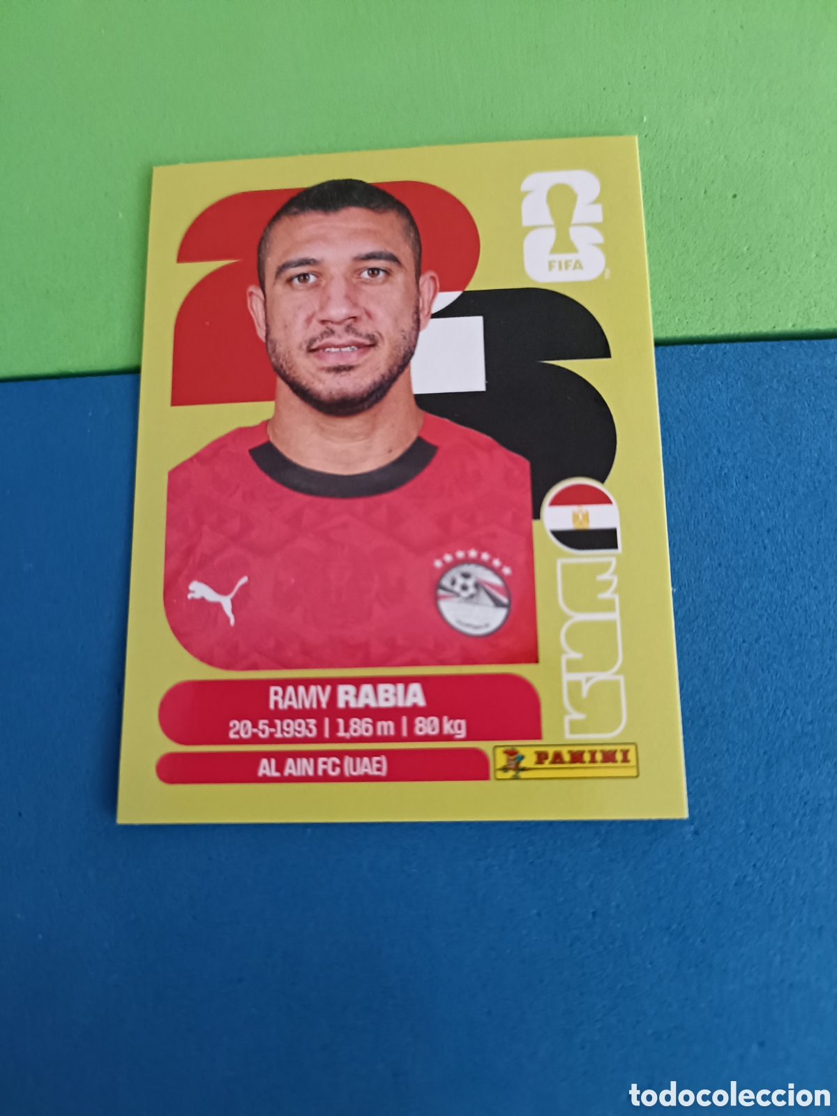 Cartes &agrave; collectionner de Football: Panini United Edition Mundial Fifa World cup 2026 26 sticker - EGY 7 Rabia
