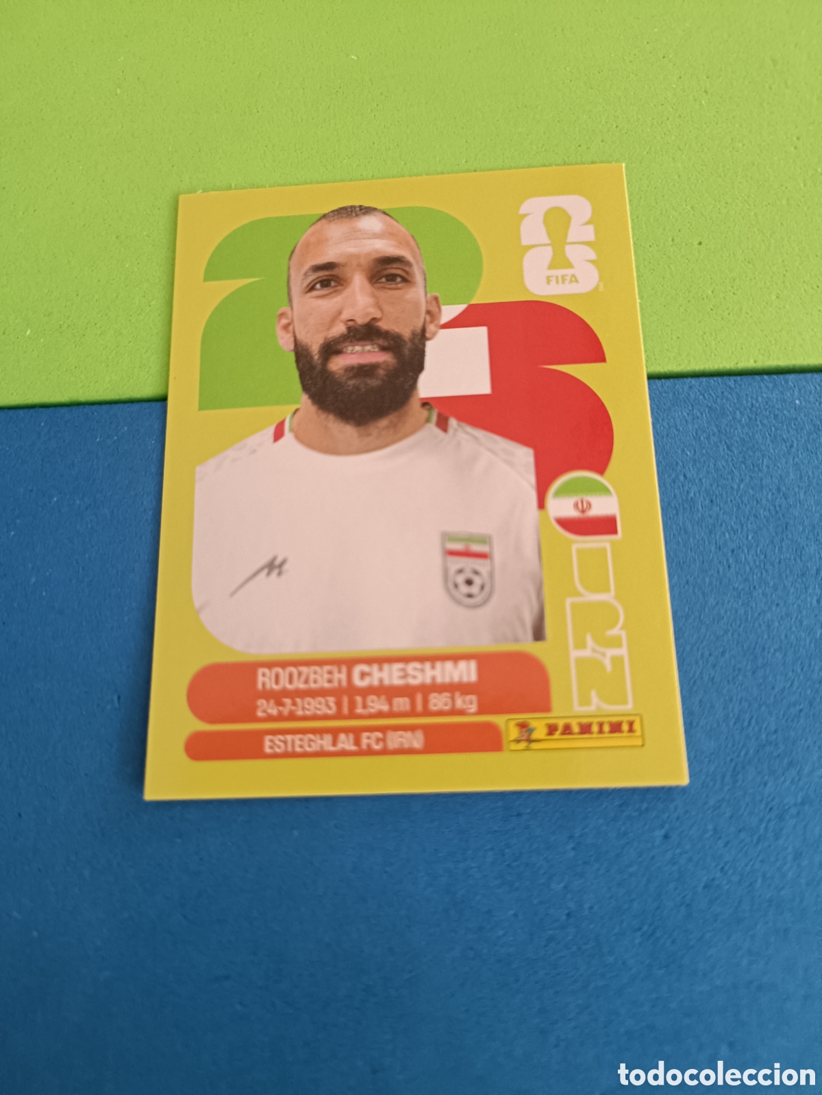 Cromos de f&uacute;tbol: Panini United Edition Mundial Fifa World cup 2026 26 sticker - IRN 15 Cheshmi