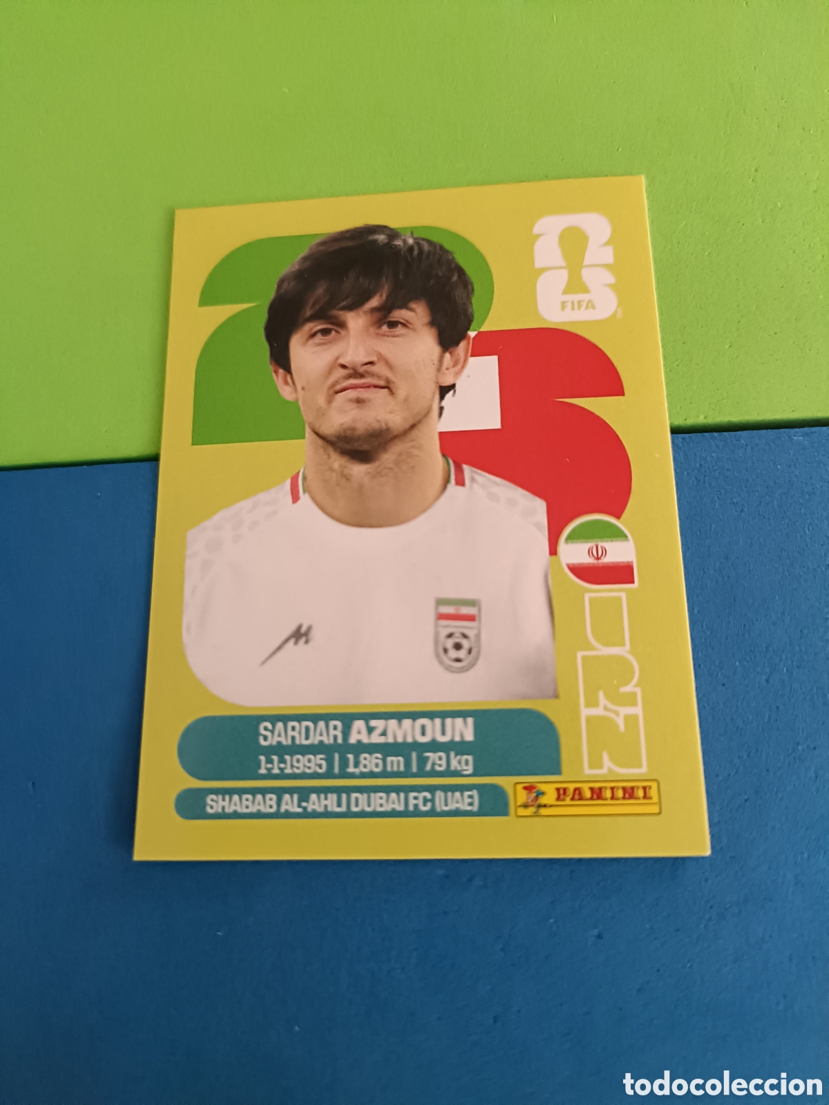 Cromos de f&uacute;tbol: Panini United Edition Mundial Fifa World cup 2026 26 sticker - IRN 17 Azmoun