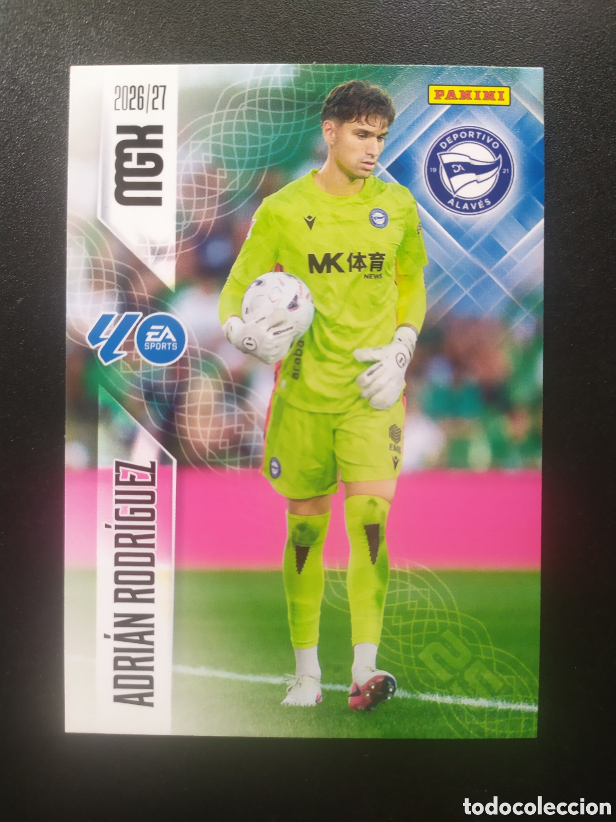 Cromos de f&uacute;tbol: Megacracks 2026 2027 26 27 panini Adri&aacute;n Rodr&iacute;guez n&deg; 21 Alav&eacute;s