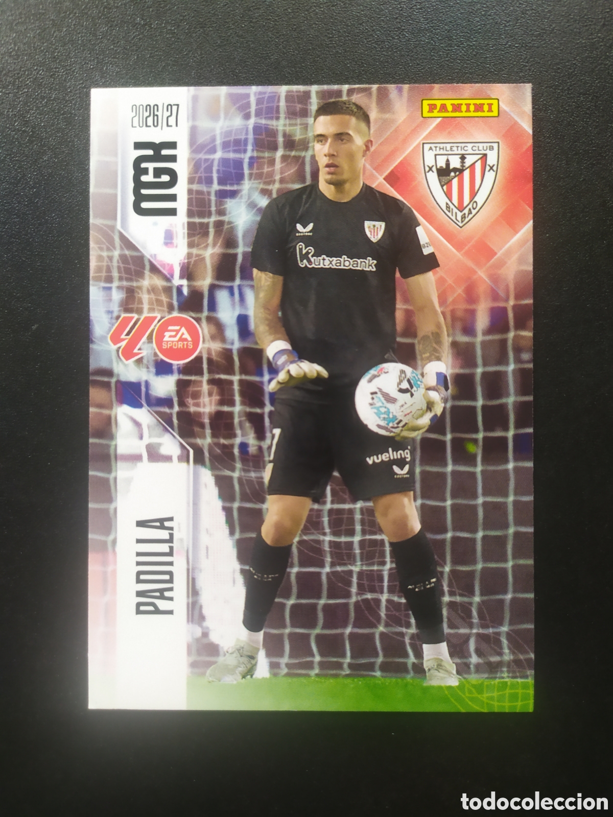 Cromos de f&uacute;tbol: Megacracks 2026 2027 26 27 panini Padilla n&deg; 39 Athletic Bilbao