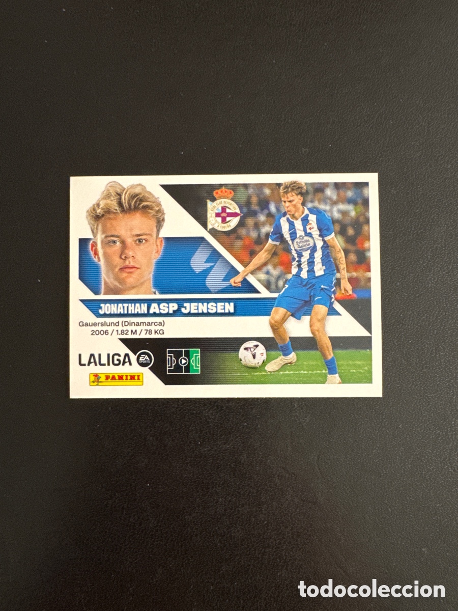 Cromos de f&uacute;tbol: ASP JENSEN DEPORTIVO DE LA CORU&Ntilde;A NUMERO 17 LIGA ESTE 2026 2027