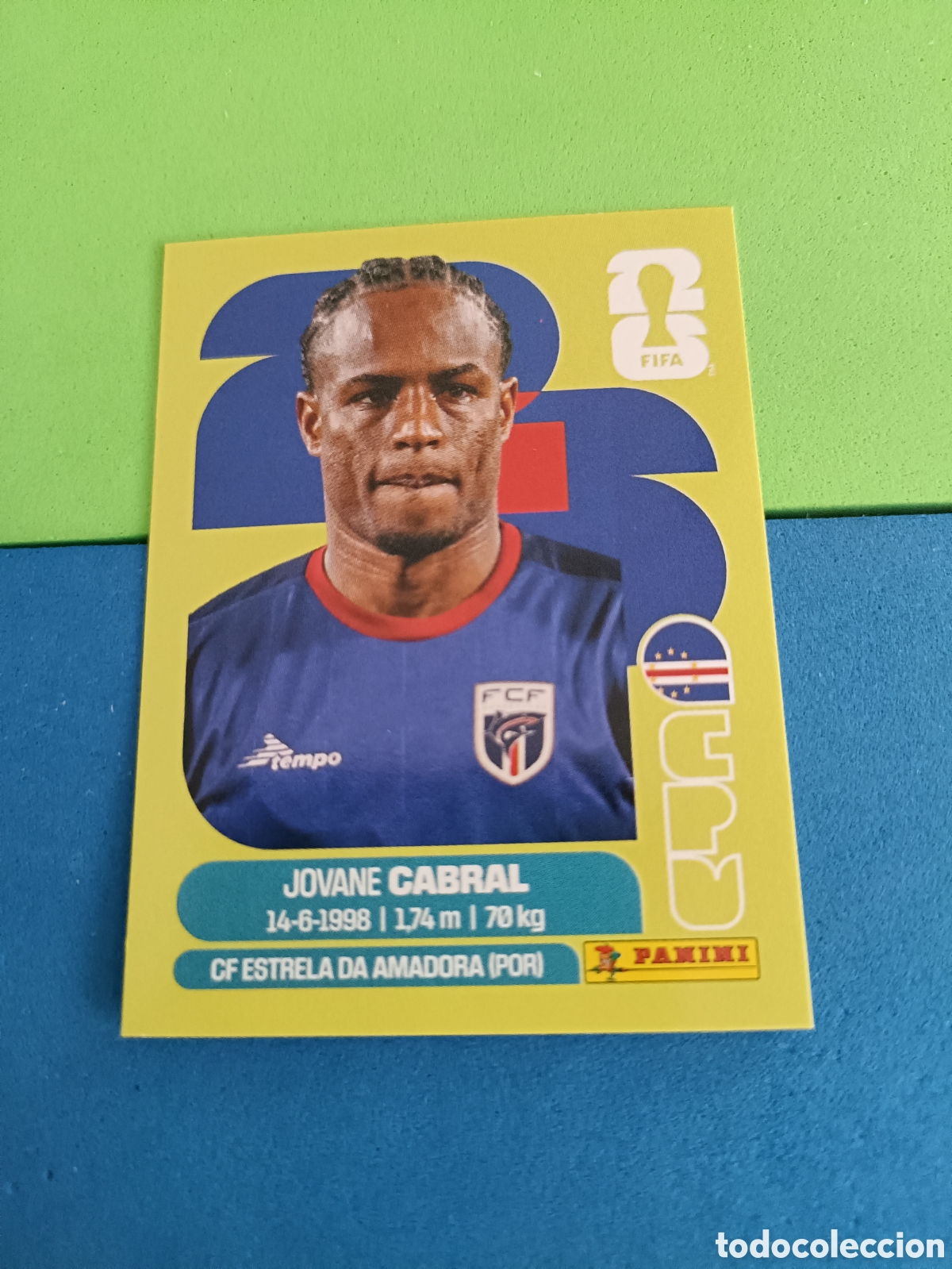 Cromos de f&uacute;tbol: Panini United Edition Mundial Fifa World cup 2026 26 sticker - CPV 16 Cabral