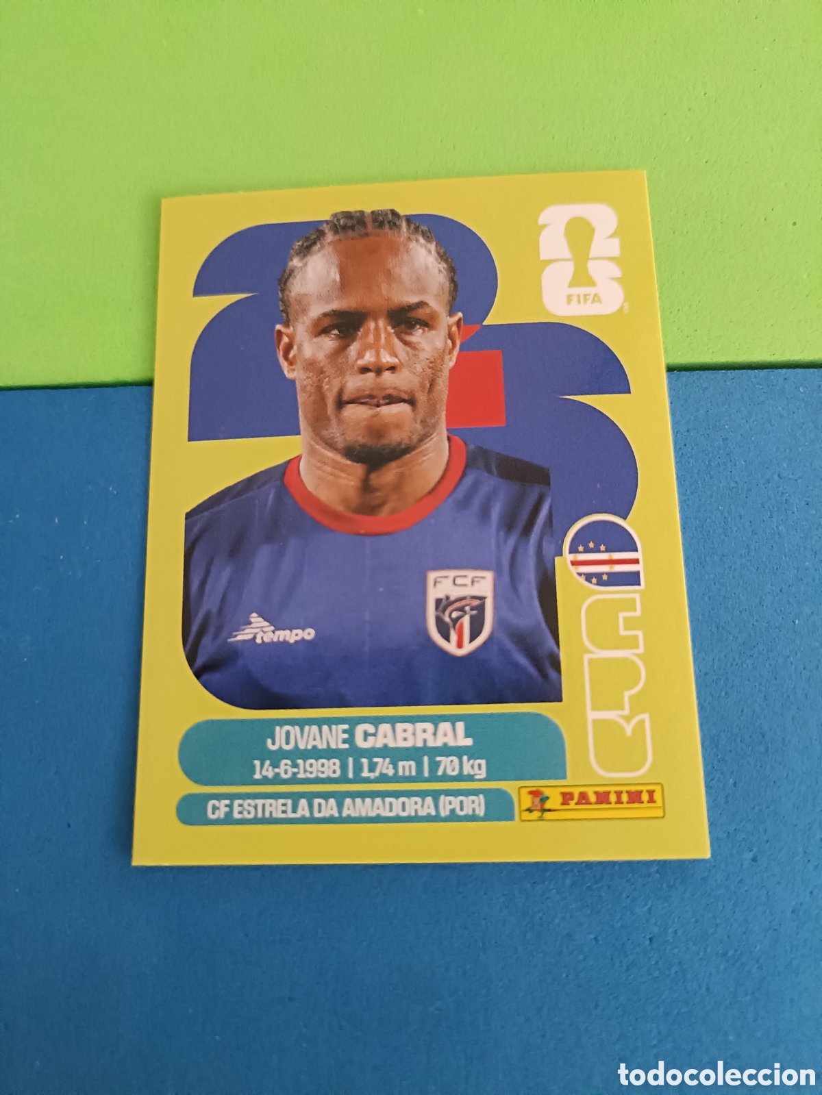 Cromos de f&uacute;tbol: Panini United Edition Mundial Fifa World cup 2026 26 sticker - CPV 16 Cabral