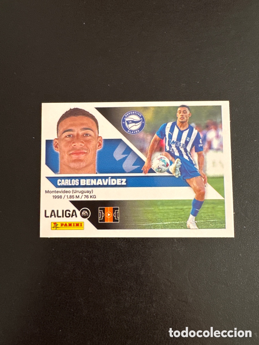 Cromos de f&uacute;tbol: BENAVIDEZ ALAV&Eacute;S NUMERO 11 LIGA ESTE 2026 2027