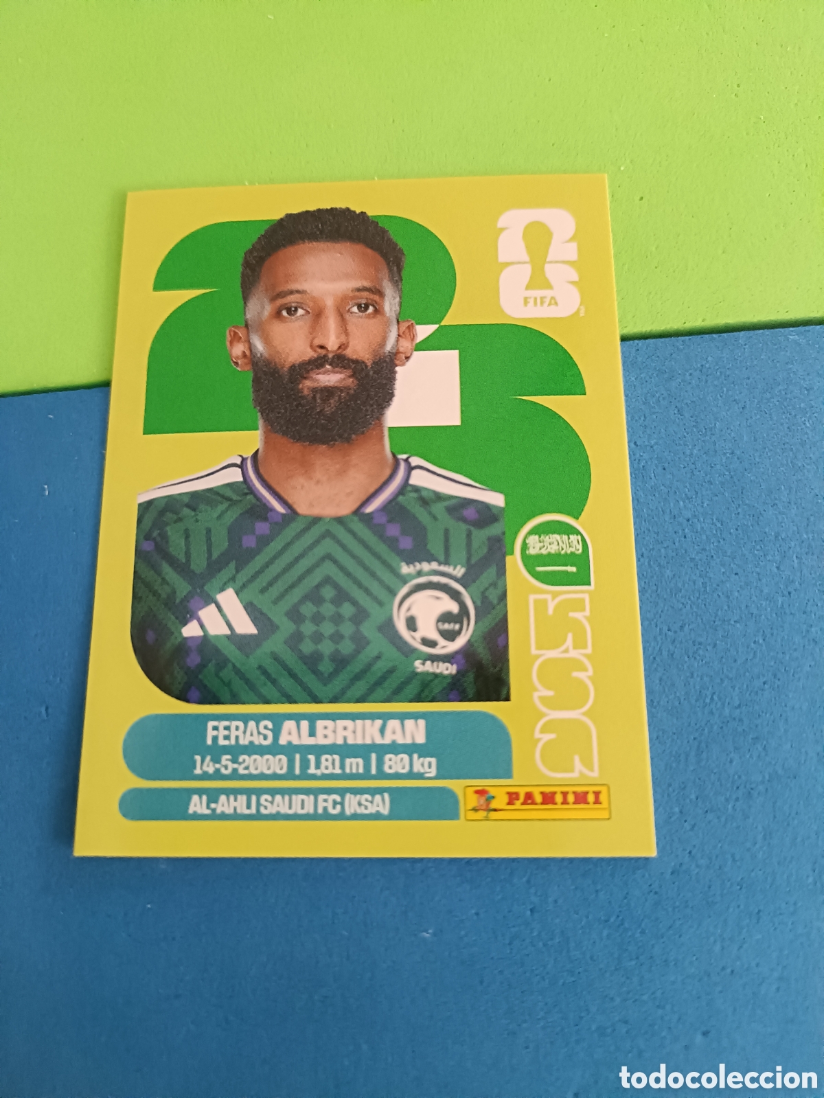 Cromos de f&uacute;tbol: Panini United Edition Mundial Fifa World cup 2026 26 sticker - KSA 18 Albrikan
