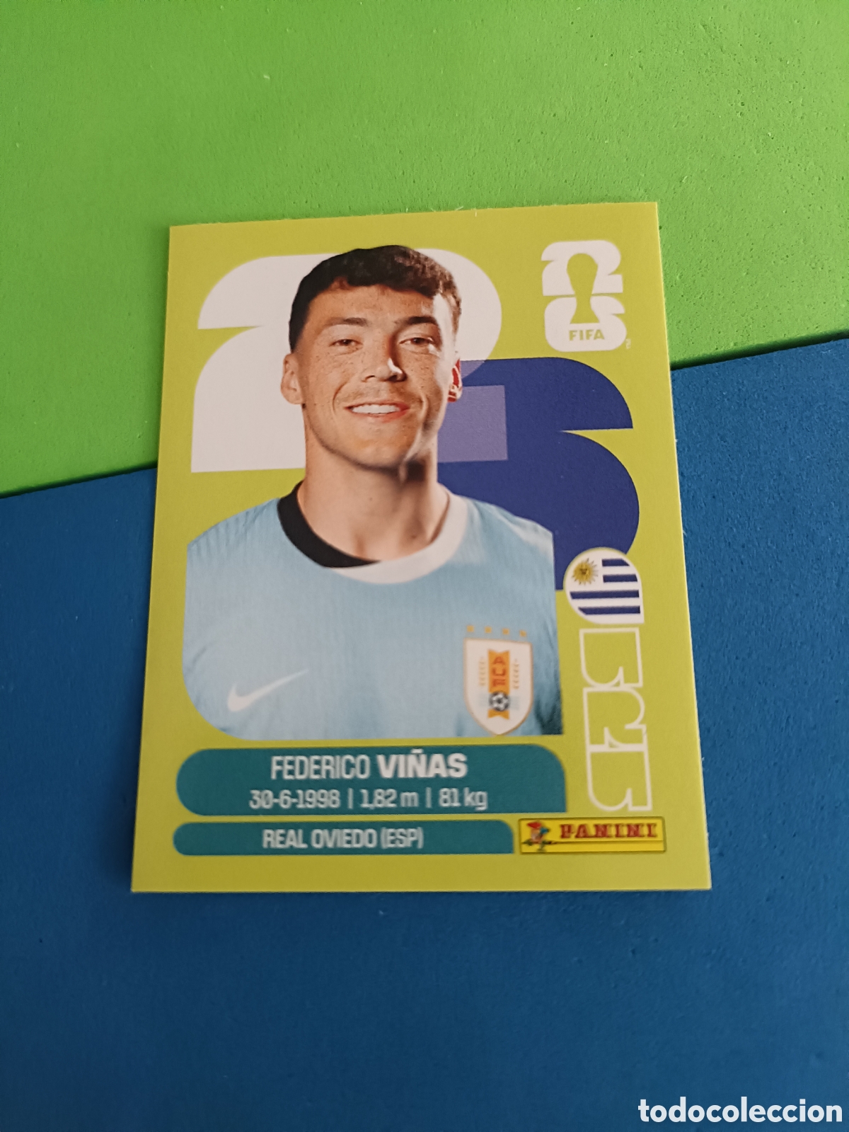 Cromos de f&uacute;tbol: Panini United Edition Mundial Fifa World cup 2026 26 sticker - URU 18 Vi&ntilde;as