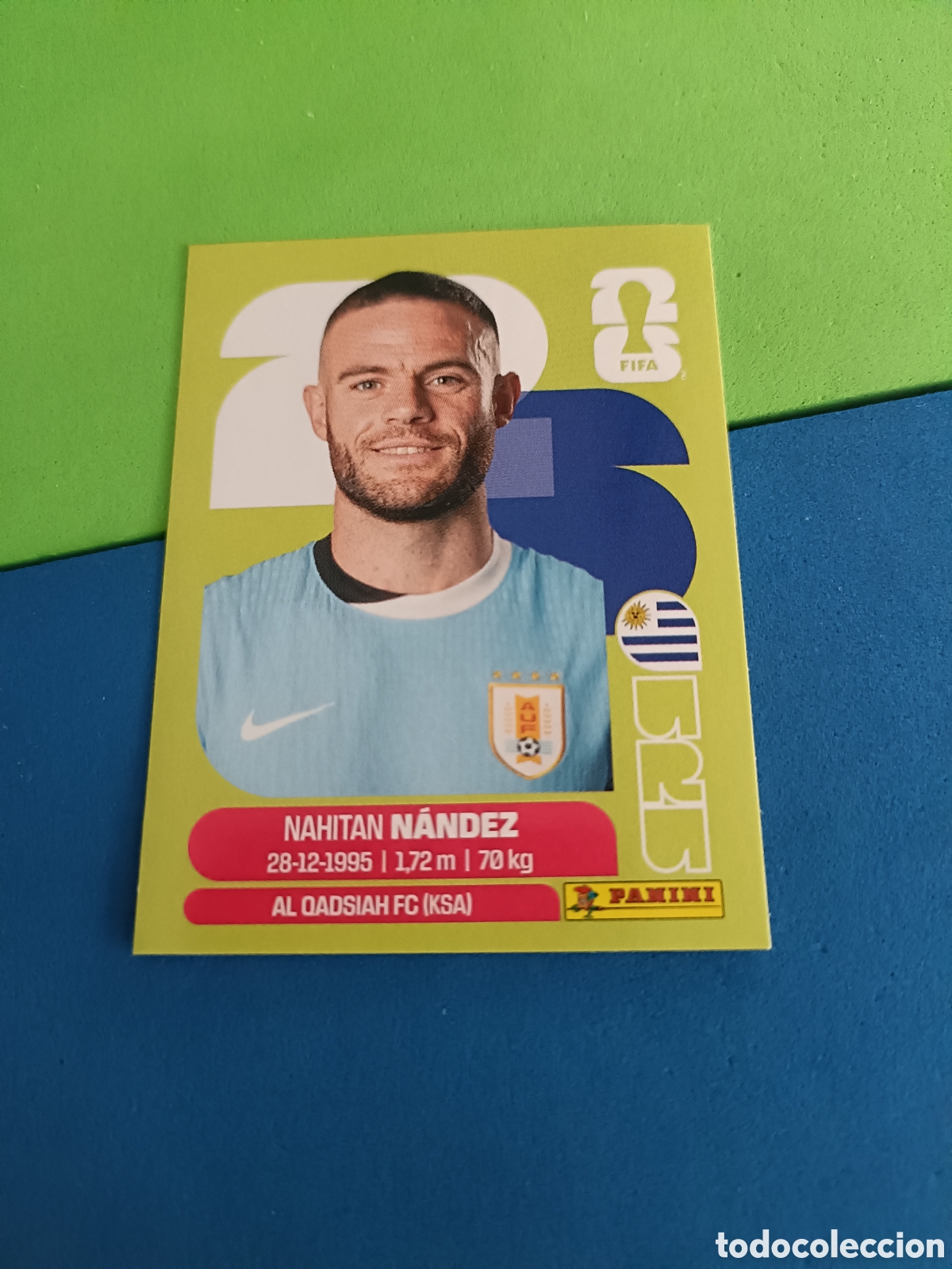 Cromos de f&uacute;tbol: Panini United Edition Mundial Fifa World cup 2026 26 sticker - URU 9 Nandez
