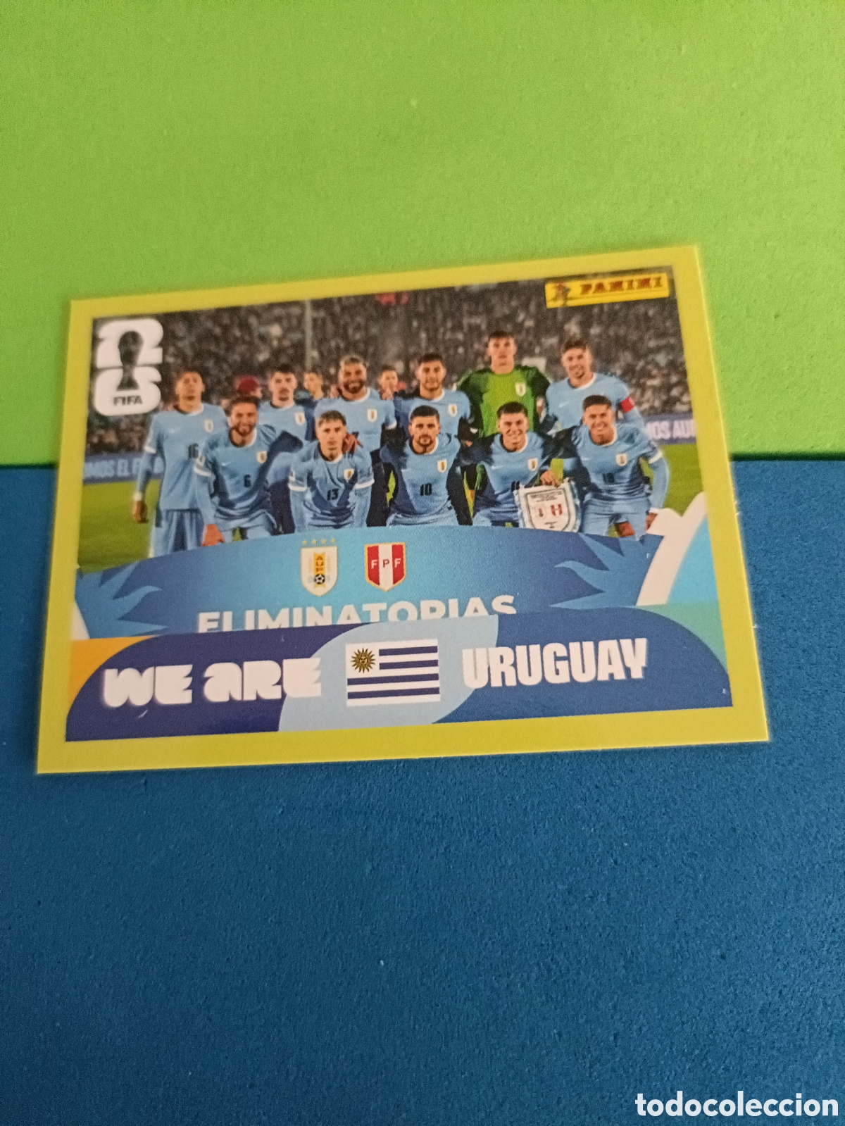 Cromos de f&uacute;tbol: Panini United Edition Mundial Fifa World cup 2026 26 sticker - URU 13 Equipo Uruguay