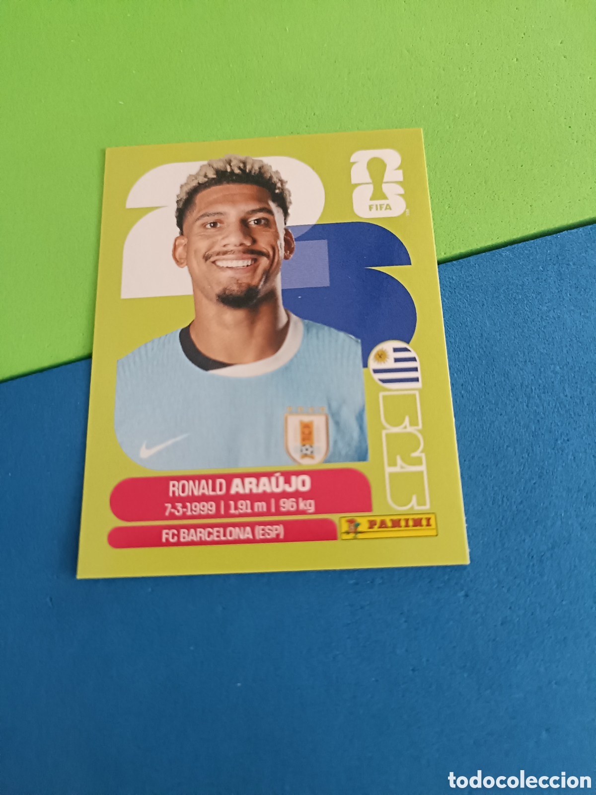 Cromos de f&uacute;tbol: Panini United Edition Mundial Fifa World cup 2026 26 sticker - URU 4 Araujo
