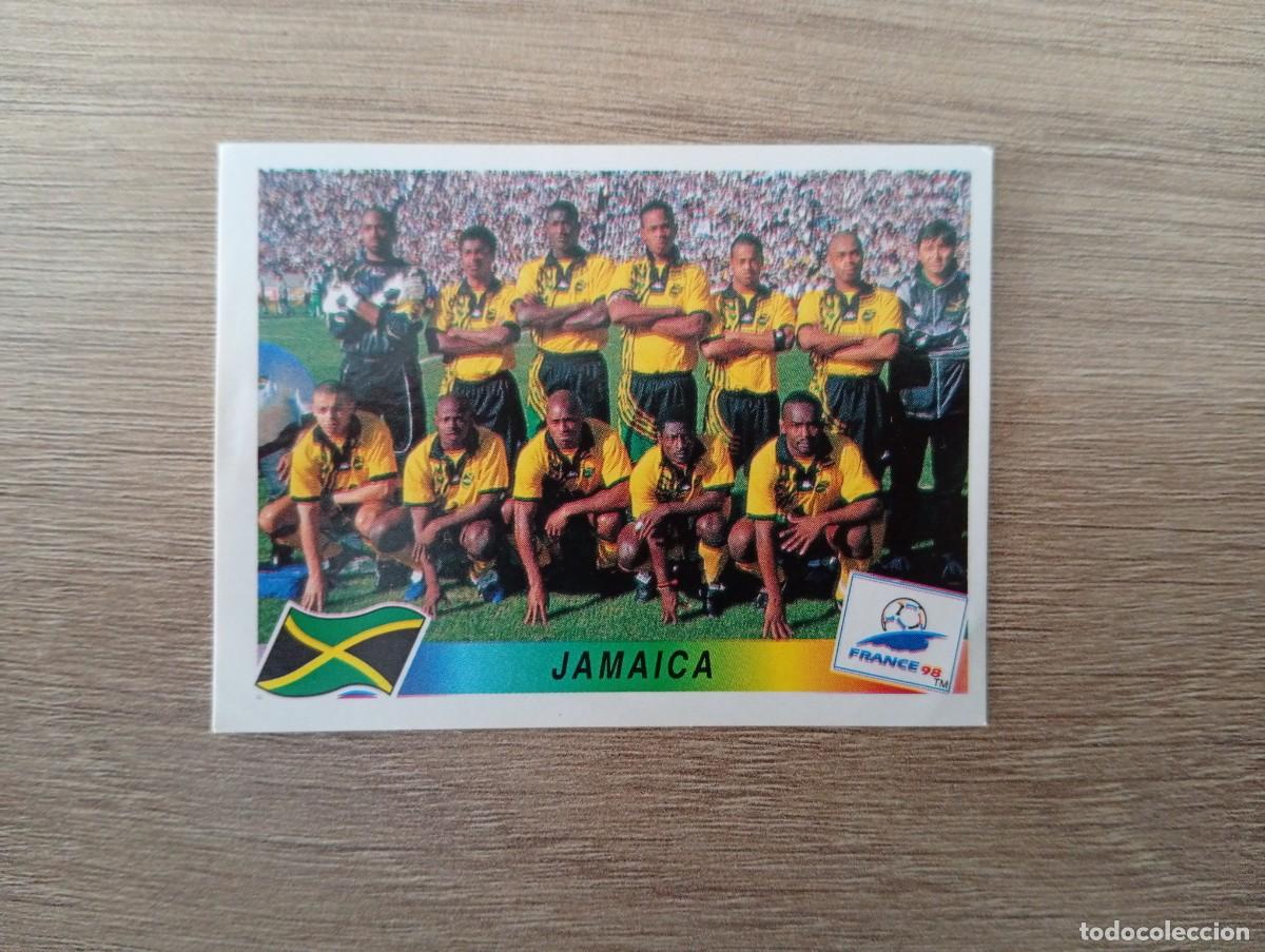 Cromos de f&uacute;tbol: ALINEACION JAMAICA 555 PANINI FRANCIA 1998 98 SIN PEGAR NUNCA PEGADO