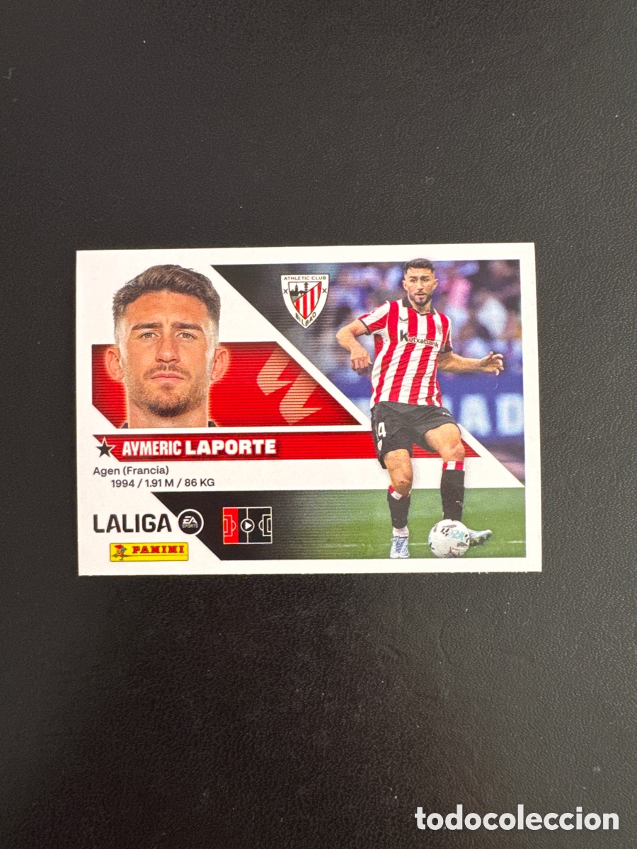 Cromos de f&uacute;tbol: LAPORTE ATHLETIC DE BILBAO NUMERO 8 LIGA ESTE 2026 2027