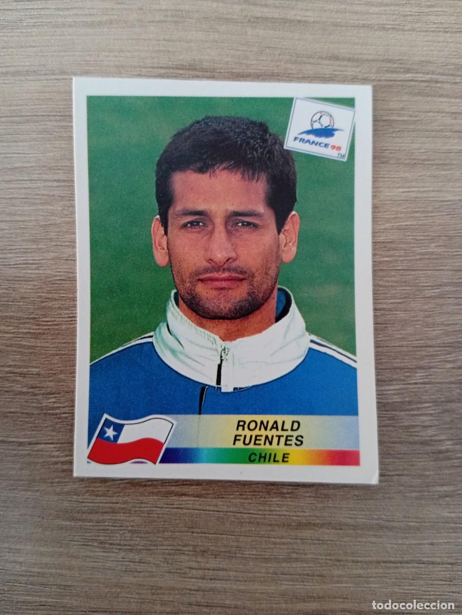 Cromos de f&uacute;tbol: RONALD FUENTES 109 CHILE PANINI FRANCIA 1998 98 SIN PEGAR NUNCA PEGADO