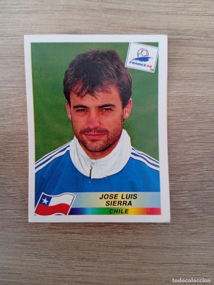 Cromos de f&uacute;tbol: JOSE LUIS SIERRA 114 CHILE PANINI FRANCIA 1998 98 SIN PEGAR NUNCA PEGADO