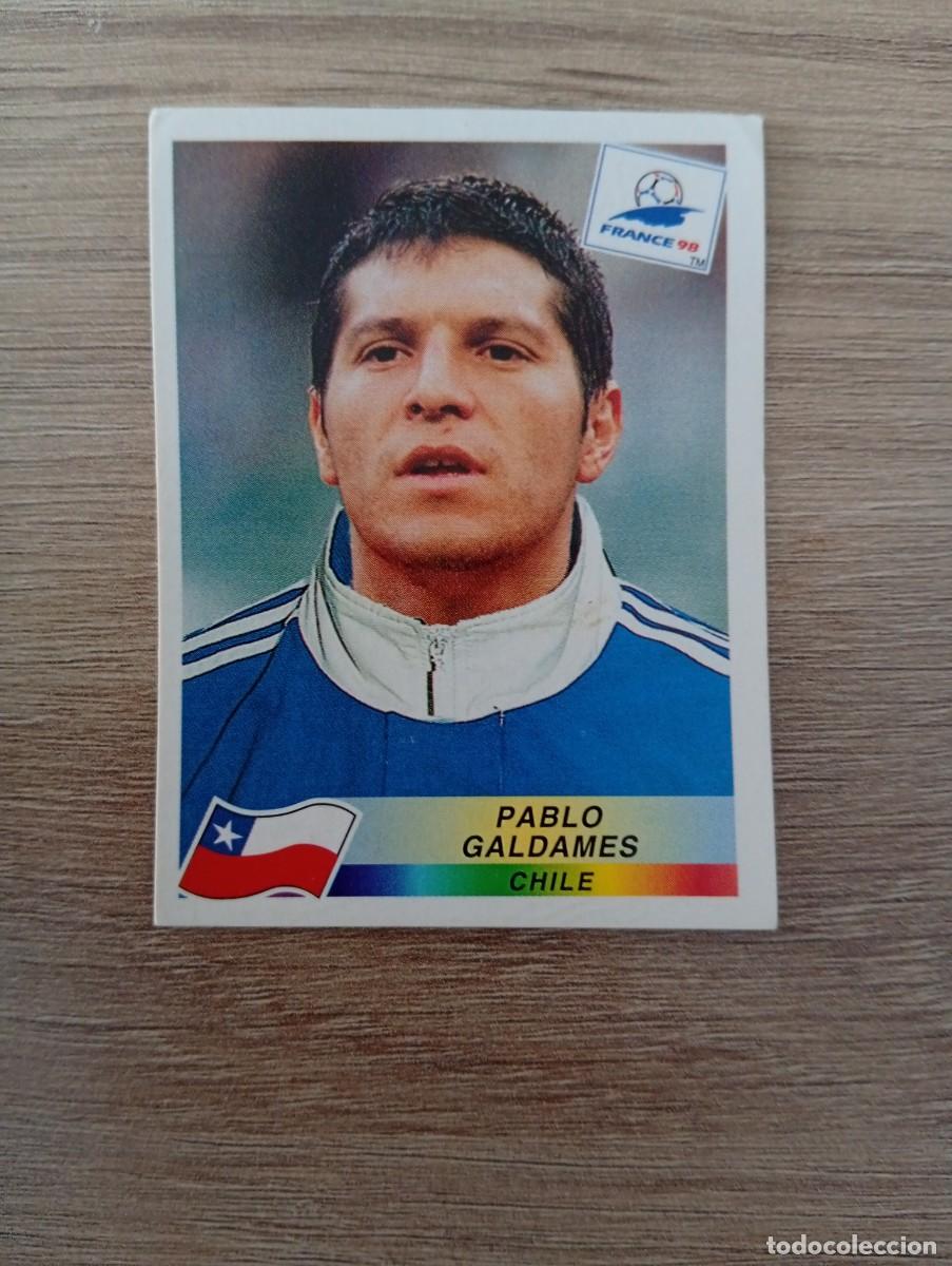 Cromos de f&uacute;tbol: PABLO GALDAMES 115 CHILE PANINI FRANCIA 1998 98 SIN PEGAR NUNCA PEGADO