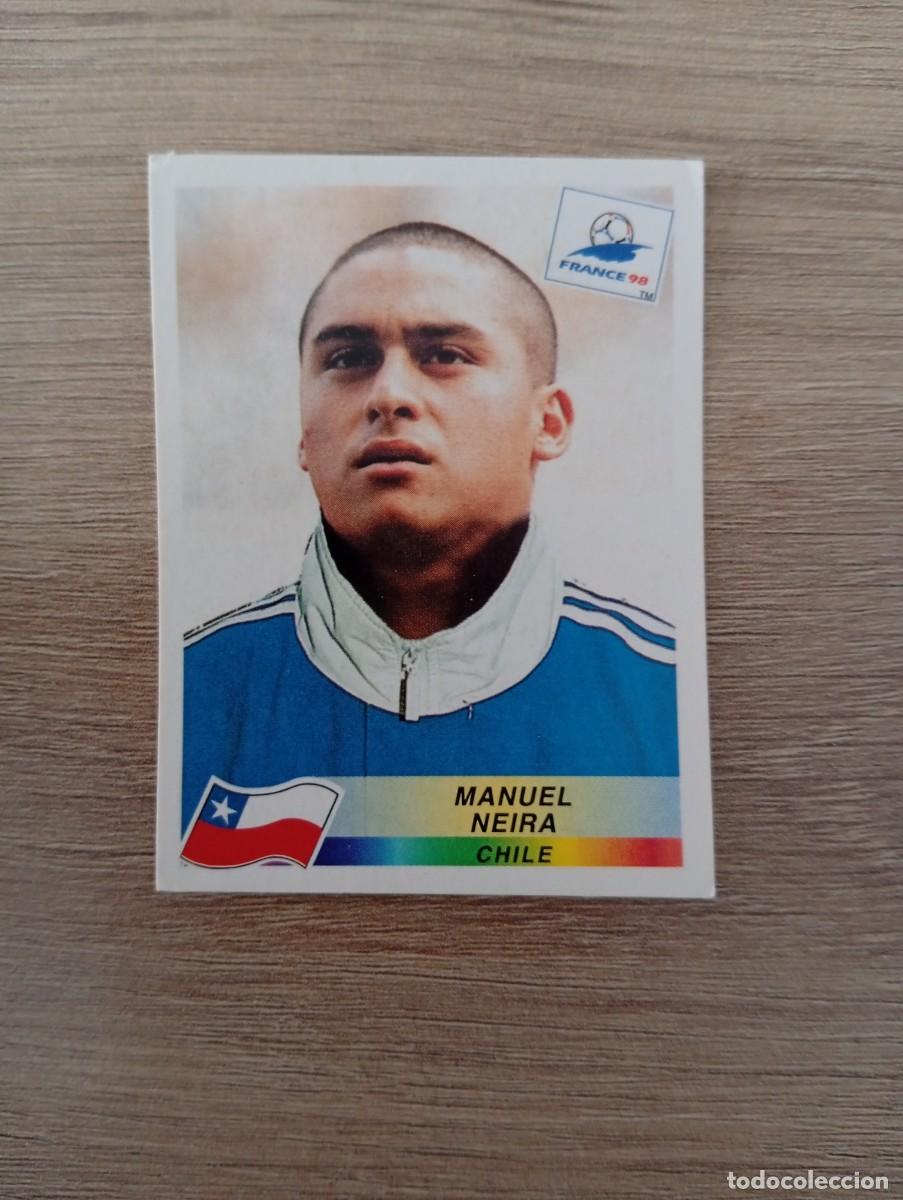 Cromos de f&uacute;tbol: MANUEL NEIRA 117 CHILE PANINI FRANCIA 1998 98 SIN PEGAR NUNCA PEGADO