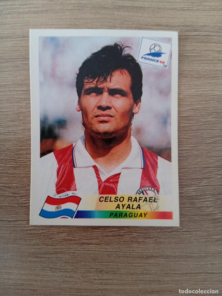 Cromos de f&uacute;tbol: CELSO RAFAEL AYALA 266 PARAGUAY PANINI FRANCIA 1998 98 SIN PEGAR NUNCA PEGADO