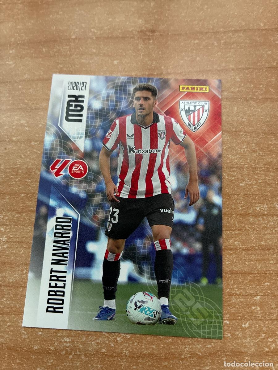 Cromos de f&uacute;tbol: 51 ROBERT NAVARRO ATHLETIC CLUB MEGACRACKS 2026 2027