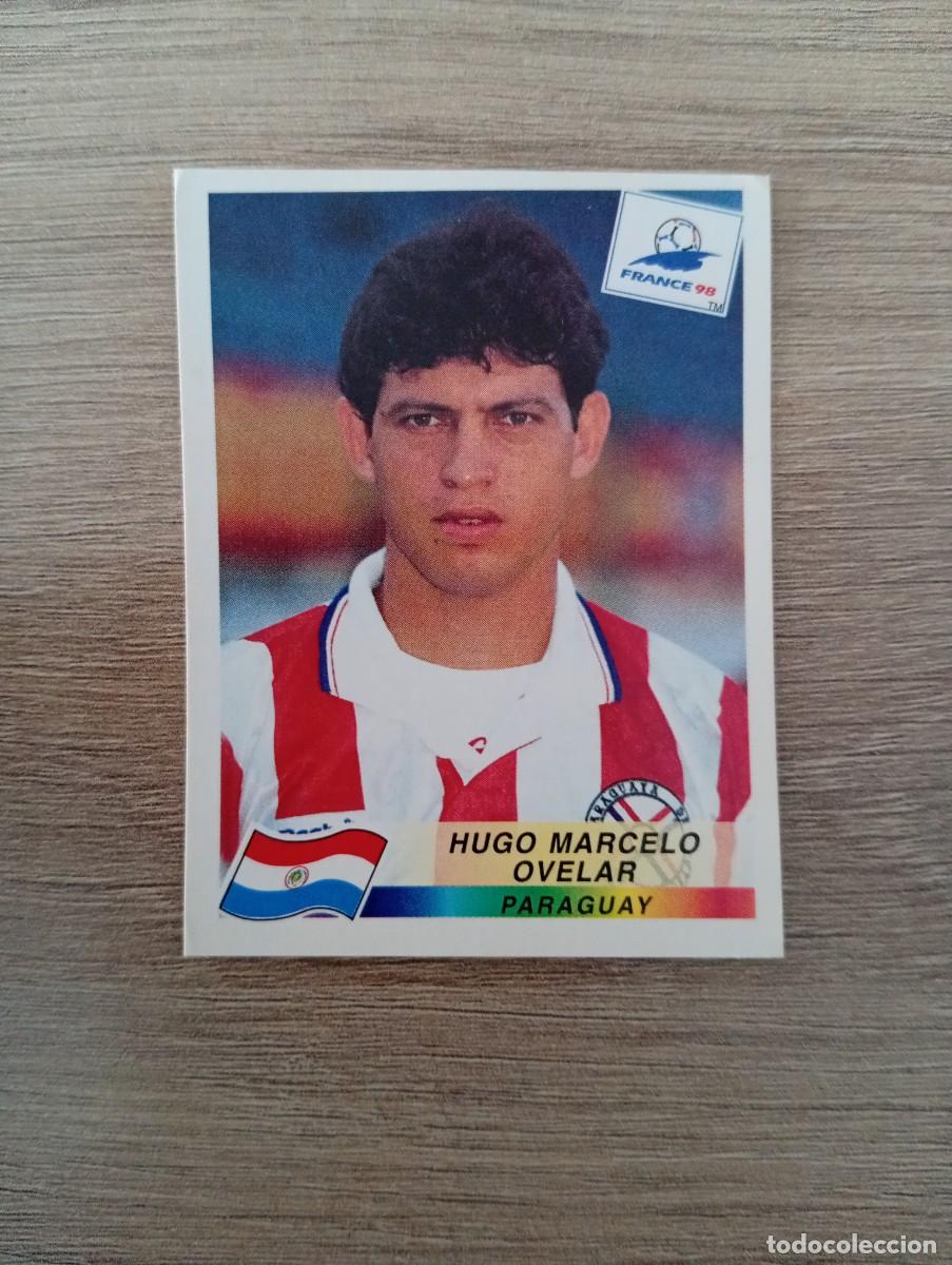 Cromos de f&uacute;tbol: HUGO MARCELO OVELAR 276 PARAGUAY PANINI FRANCIA 1998 98 SIN PEGAR NUNCA PEGADO