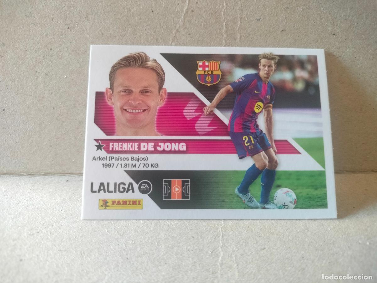 Cromos de f&uacute;tbol: CROMO FUTBOL 26-27 BARCELONA DE JONG PANINI ESTE N&Uacute;MERO 12
