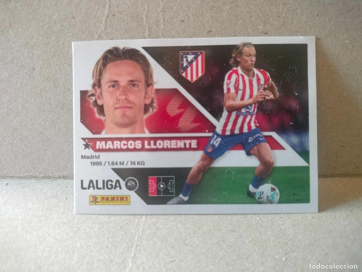 Cromos de f&uacute;tbol: CROMO FUTBOL 26-27 AT DE MADRID MARCOS LLORENTE PANINI ESTE N&Uacute;MERO 5