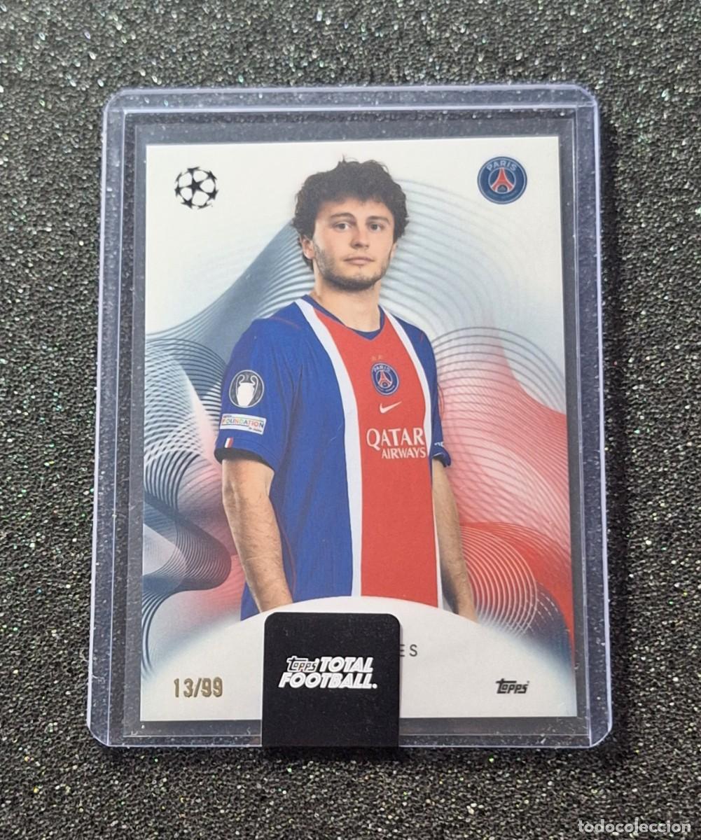 Cromos de f&uacute;tbol: Joao Neves Paris Saint Germain PSG Topps Total Football 13/99