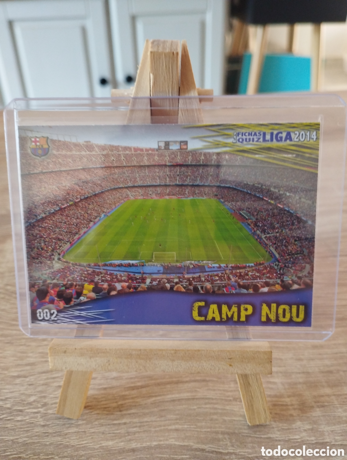 Cromos de f&uacute;tbol: Carta Mundicromo 2014 del Camp Nou FC Barcelona