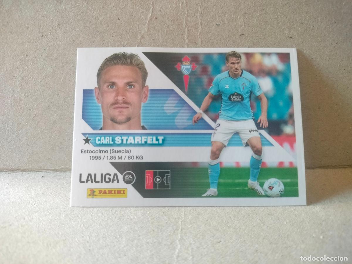Cromos de f&uacute;tbol: CROMO FUTBOL 26-27 CELTA DE VIGO CARL STARFELT PANINI ESTE N&Uacute;MERO 8