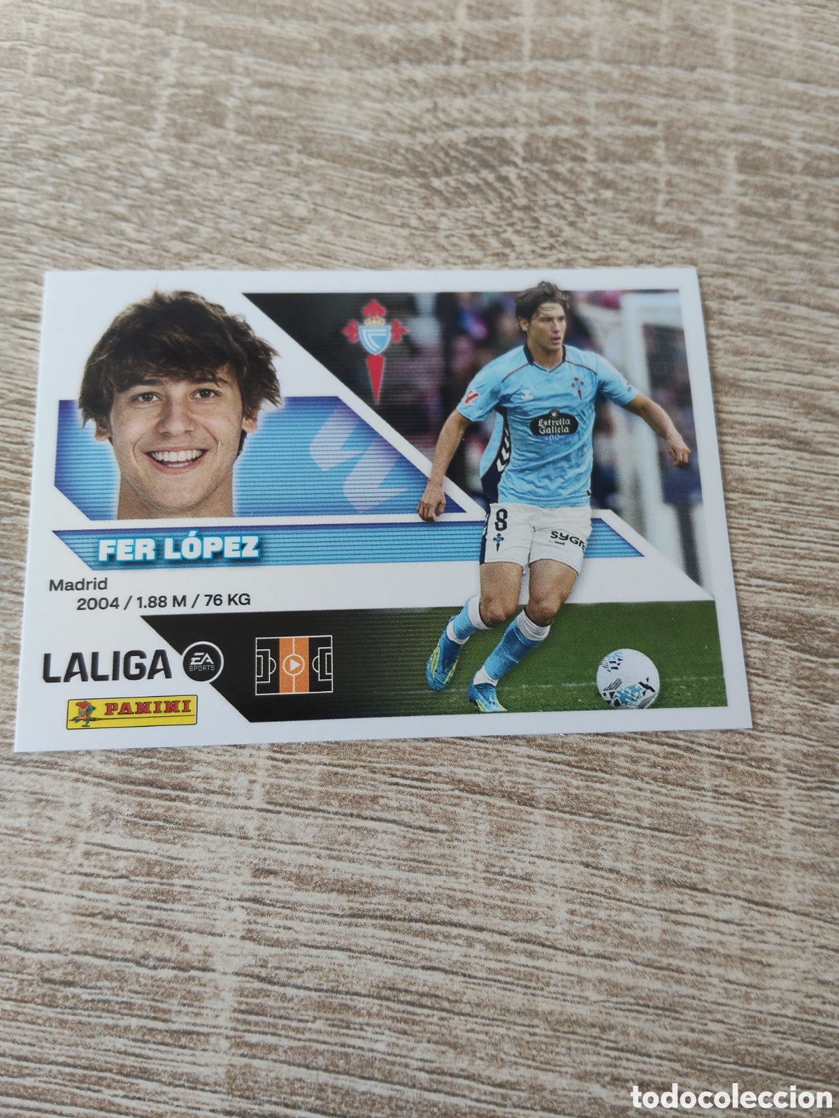 Cromos de f&uacute;tbol: Fer L&oacute;pez Celta de Vigo liga 2026 2027 26 27 ediciones este