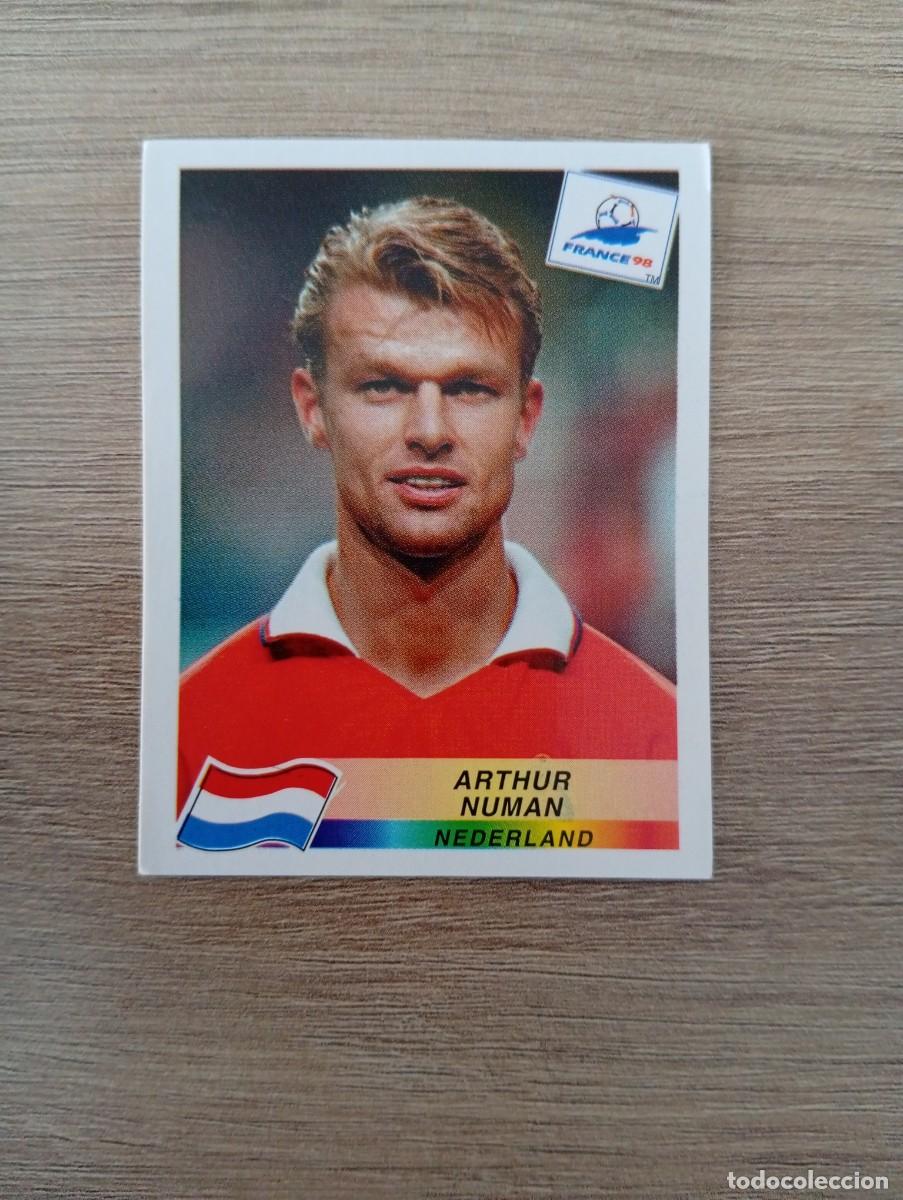 Cromos de f&uacute;tbol: ARTHUR NUMAN 306 HOLANDA PANINI FRANCIA 1998 98 SIN PEGAR NUNCA PEGADO