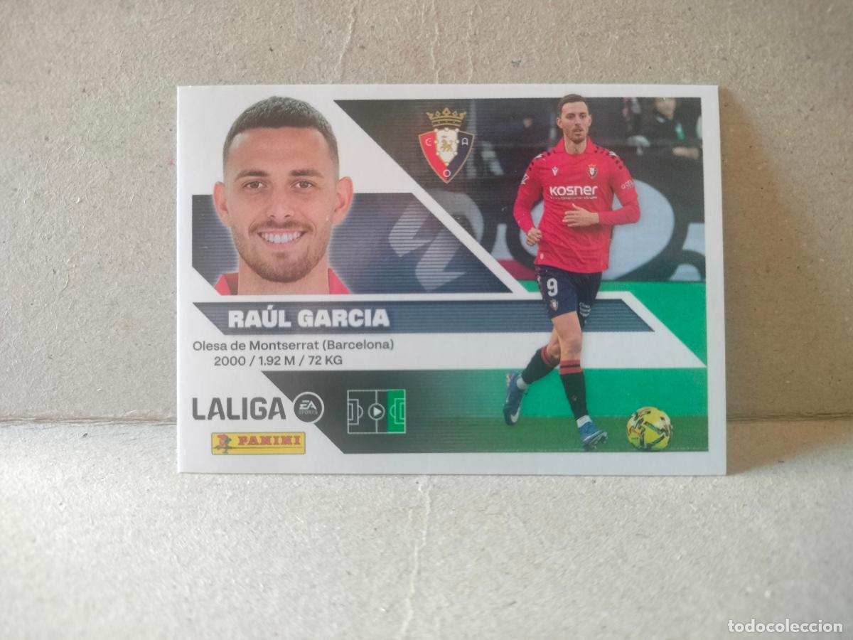 Cromos de f&uacute;tbol: CROMO FUTBOL 26-27 OSASUNA RAUL GARCIA PANINI ESTE N&Uacute;MERO 18