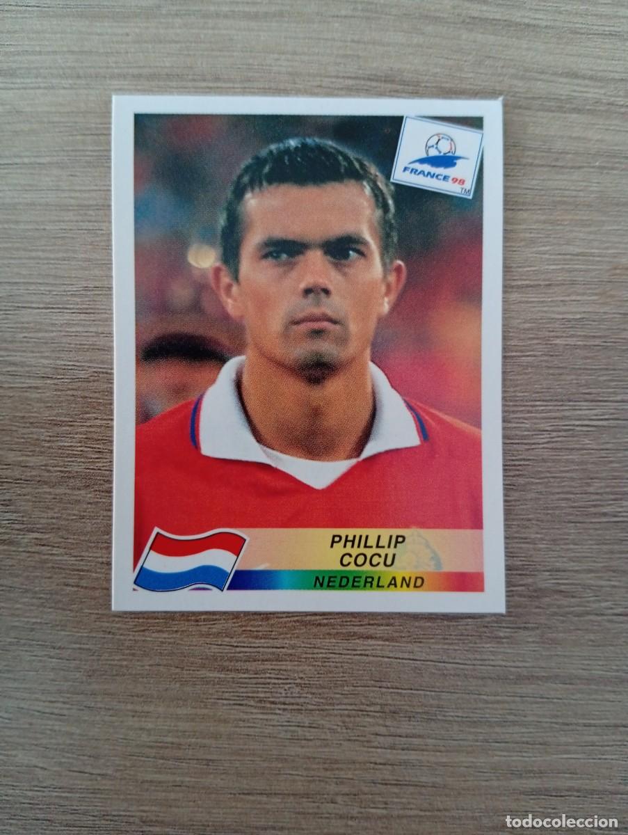 Cromos de f&uacute;tbol: PHILIP COCU 309 HOLANDA PANINI FRANCIA 1998 98 SIN PEGAR NUNCA PEGADO