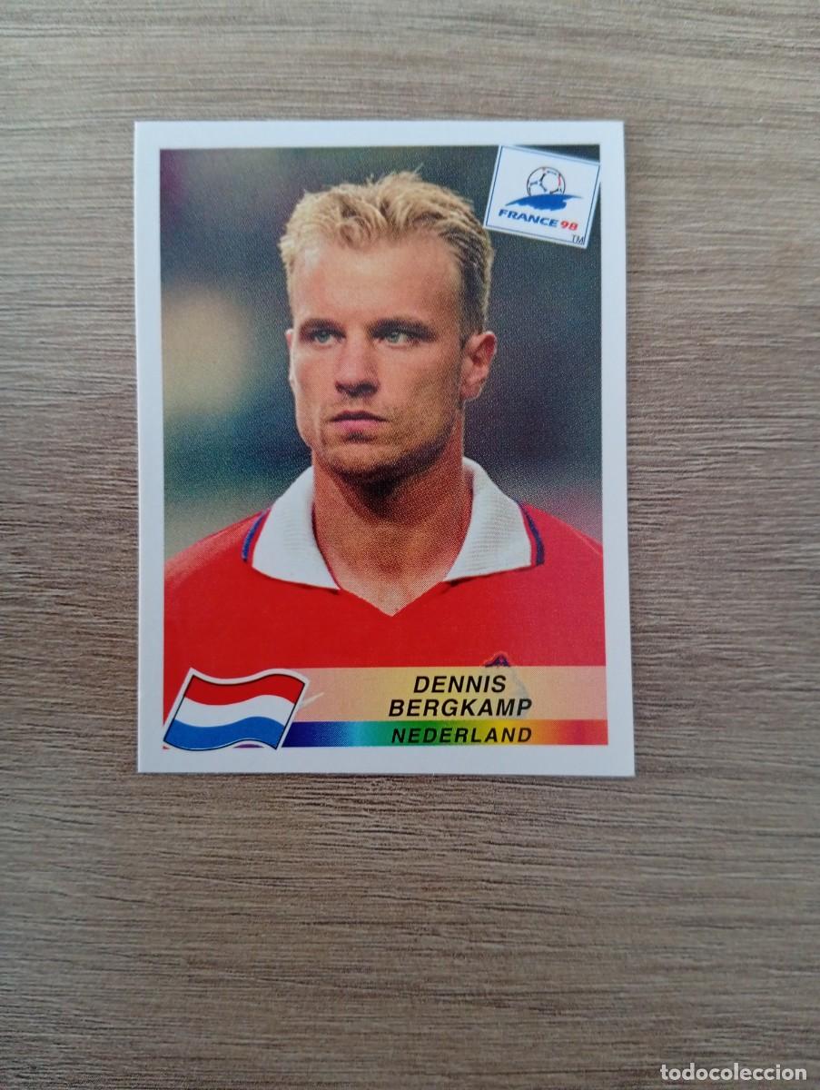 Cromos de f&uacute;tbol: DENNIS BERGKAMP 314 HOLANDA PANINI FRANCIA 1998 98 SIN PEGAR NUNCA PEGADO