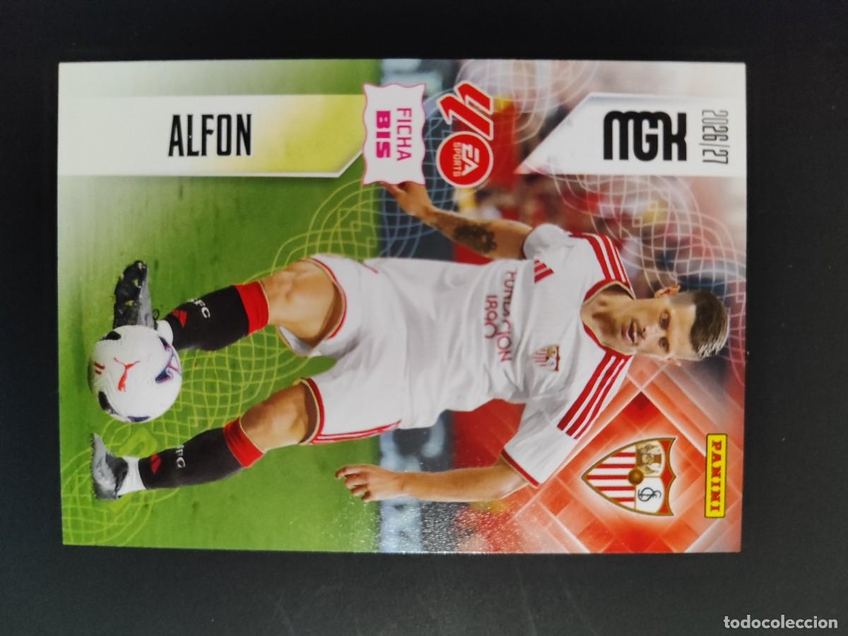 Cromos de f&uacute;tbol: MEGACRACKS 26/27 CARD FICHA BIS ALFON SEVILLA # 340BIS PANINI