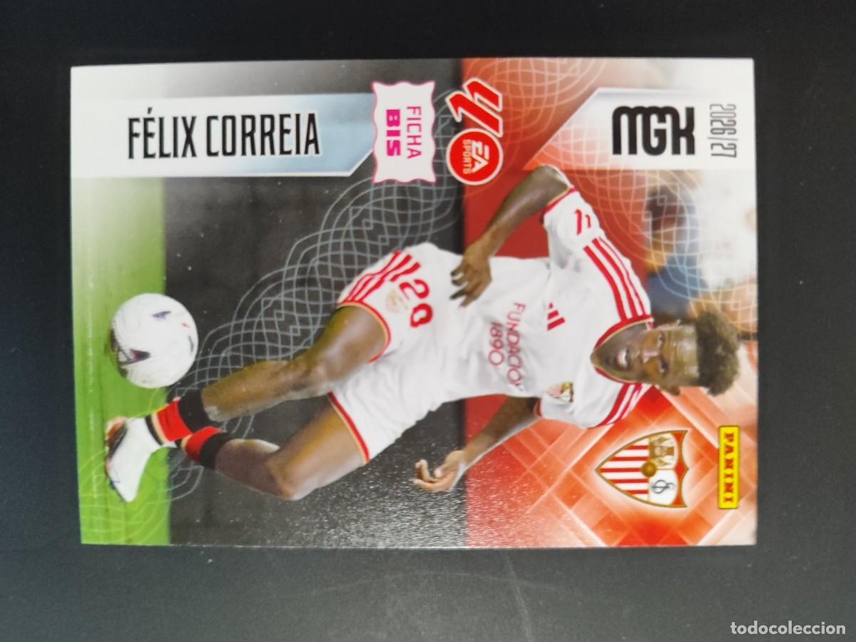 Cromos de f&uacute;tbol: MEGACRACKS 26/27 CARD FICHA BIS FELIX CORREIA SEVILLA # 339BIS PANINI