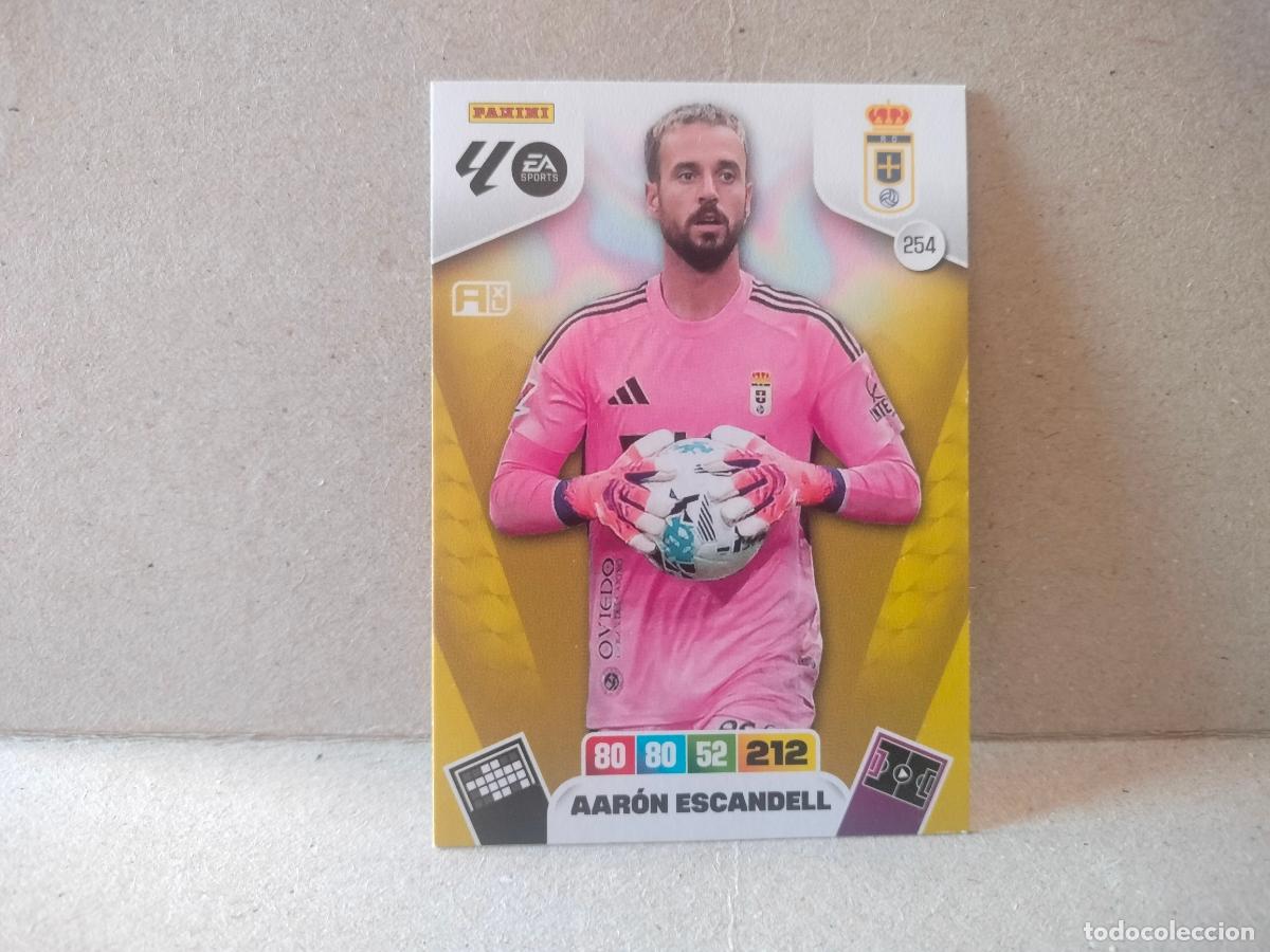 Cromos de f&uacute;tbol: CROMO FUTBOL 25-26 ADRENALYN XL OVIEDO AARON ESCANDELL N&Uacute;MERO 254 PANINI