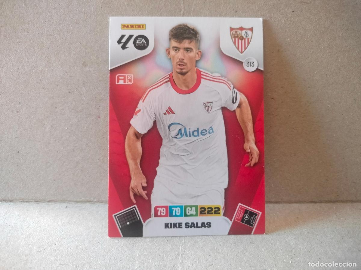 Cromos de f&uacute;tbol: CROMO FUTBOL 25-26 ADRENALYN XL SEVILLA KIKE SALAS N&Uacute;MERO 313 PANINI